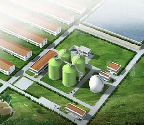 規(guī)?；镎託夤こ?></a></p>
<h2>規(guī)模化生物沼氣工</h2>
<p class=